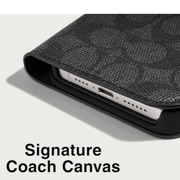 Coach (R $129) authentic IPhone 15 Pro Max Case Wallet NWT - Picture 6 of 13